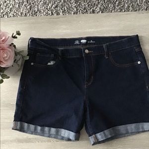 Denim shorts